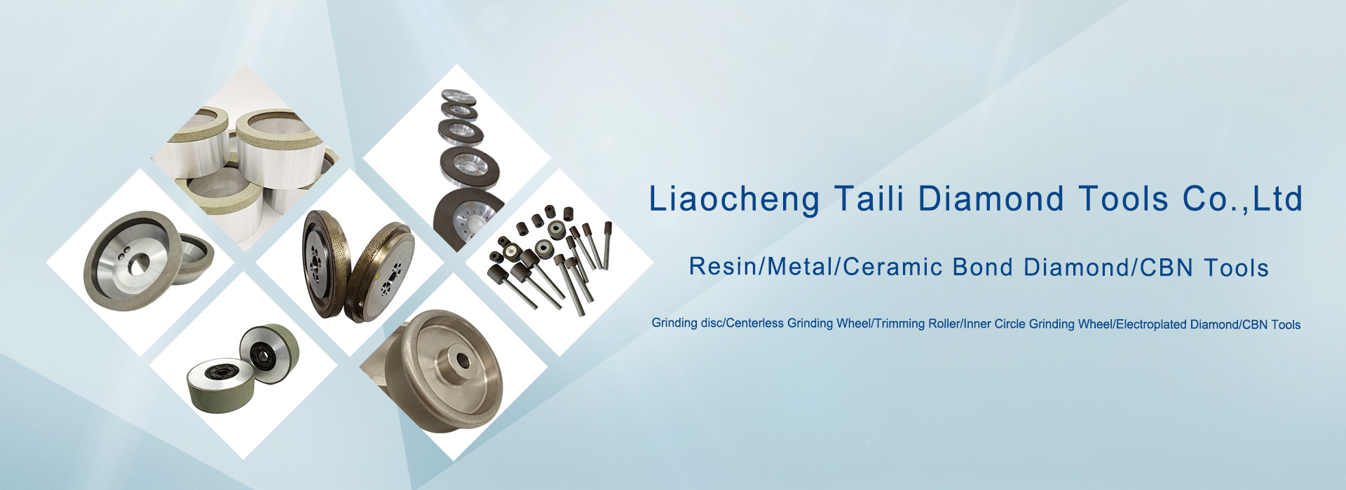 Resin bonded diamond/CBN tool series
