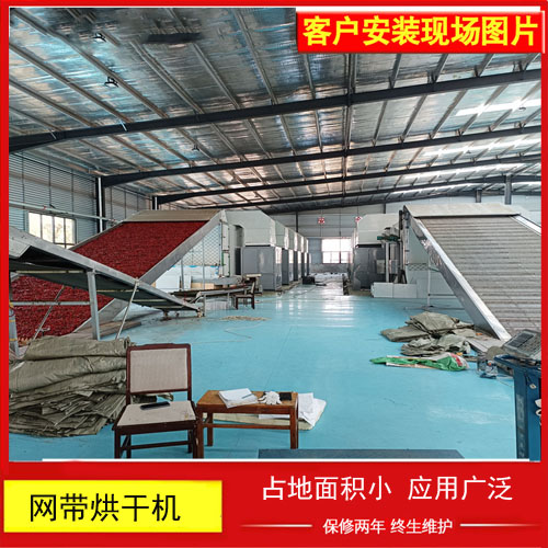辣椒烘干机设备全自动智能网带式辣椒烘干机生产厂家